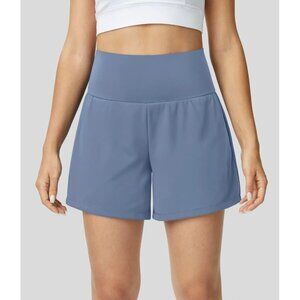 Halara‎ High Waisted Back Pocket & Side Hidden Pocket 2-in-1 Yoga Shorts 5'' S